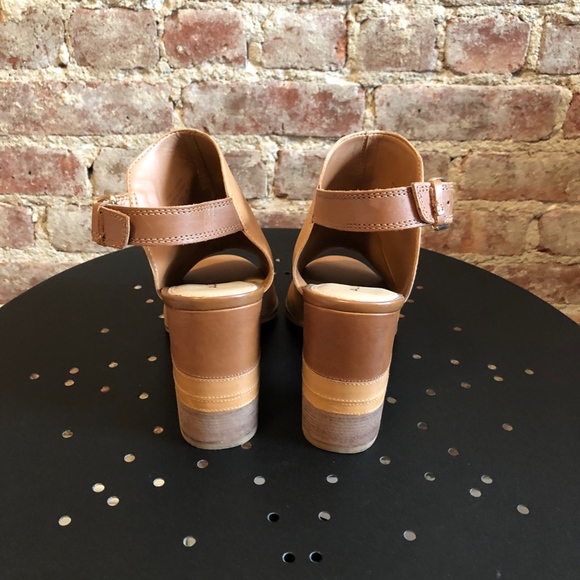 Aldo Womens Cartiera Leather Peep Toe - Picture 2 of 3